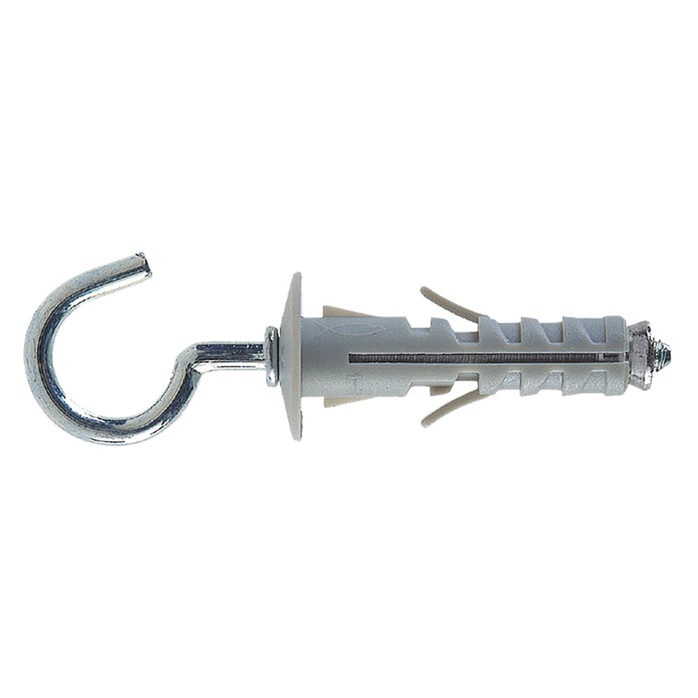 CHEVILLE À PITON OUVERT LAITONNÉ  9/1  Ø   9 x 40 mm