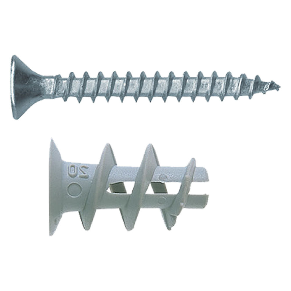 CHEVALET NYLON POUR PLACOPLÂTRE AVEC VIS GKS - longueur 22 mm