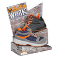 SCHUHDISPLAY FÜR ARBEITSSCHUHE „BETA“ 2-fach