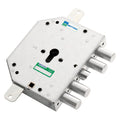 SERRURE EN APPLIQUE TRIPLE POUR PORTES BLINDÉES ART. 89C.855 Dte ET 60 - mm 132 x 165