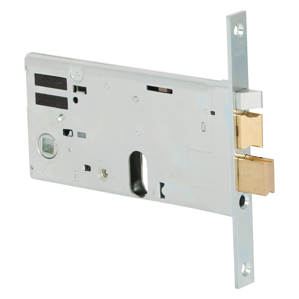 ELEKTRISCHES EINLEGESCHLOSS FÜR ALUMINIUM ART. 14450/14451 14451 E80 Dornmaß mm 20/Entfernung mm 67