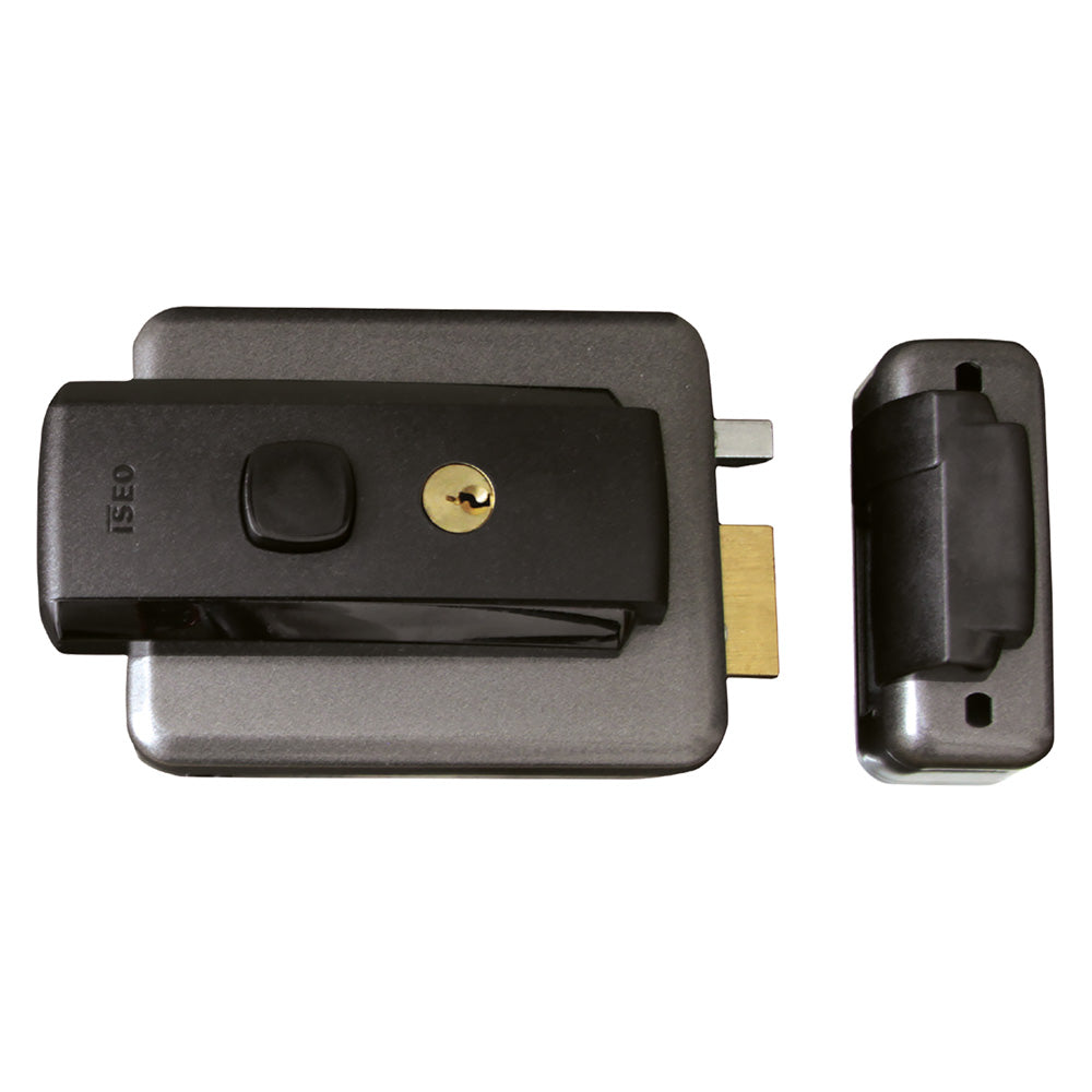 SERRURE ÉLECTRIQUE EN APPLIQUE POUR PORTAIL FER FORGÉ ART. 52N ambidextre - E50-60-70-80