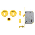 KIT POUR PORTES COULISSANTES finition chrome satiné