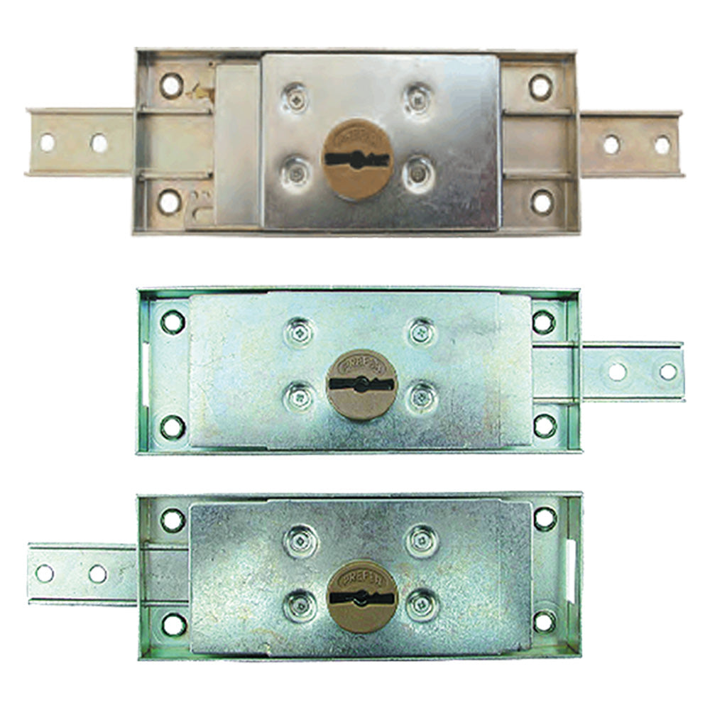 SERRURE POUR RIDEAU DE FER art.8601 - centrale (2 tours)