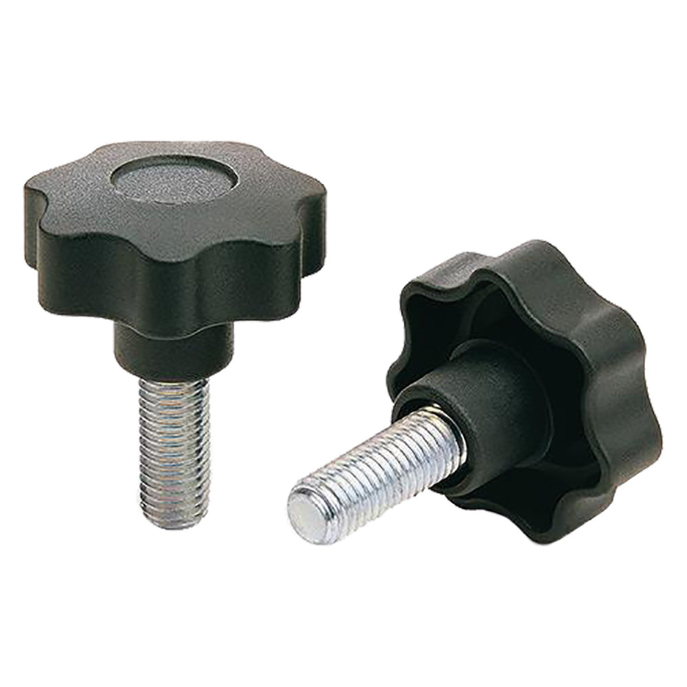 BOUTON ÉTOILE AVEC GOUJON FILETÉ M6 x 30 Ø mm 40