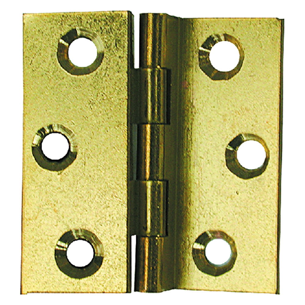 SCHWERLASTSCHARNIER HALB AUFLIEGEND HxL mm 50x40 - bronziert