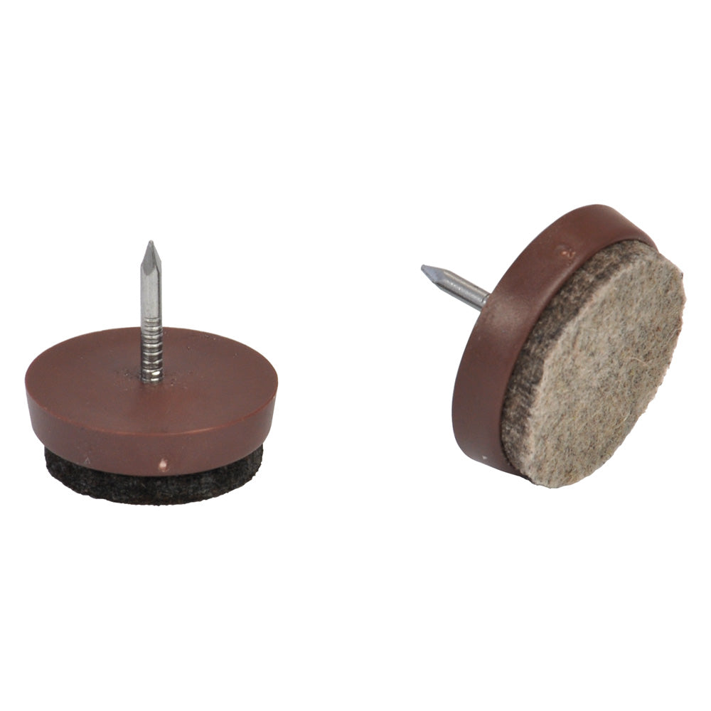 PATINS GLISSE MEUBLE FEUTRE 26 mm - couleur marron