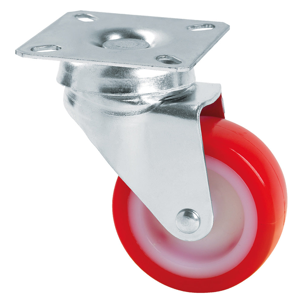 ROULETTE POUR MEUBLE ART. 235 ø 50 - platine 40 x 40 mm