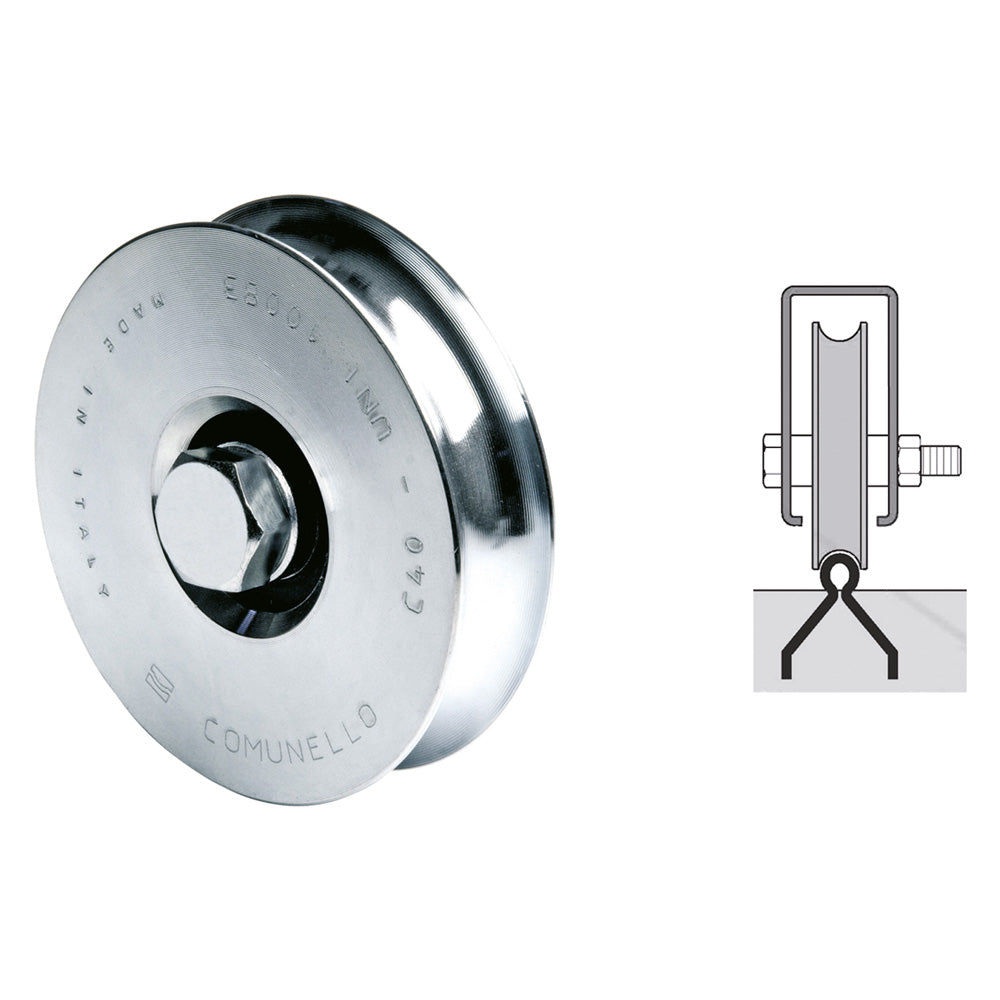 TORROLLE MIT U-NUT Ø 140 2 Kugellager 315