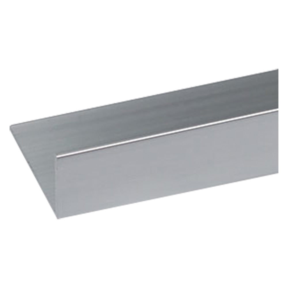 PROFILÉ POUR BRICOLEUR D'ANGLE TYPE "L" mm 25 x 15 x 1,5 mt 2 arg.brillant