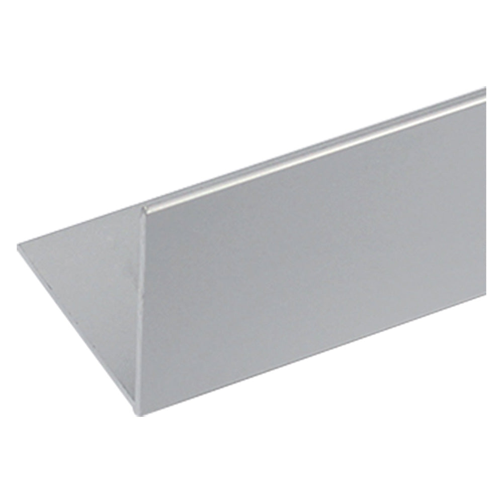Winkelprofil für Heimwerker 20 x 20 x 1 mm – 1 m glänzend silber