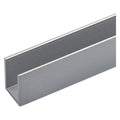 PROFILÉ BRICOLAGE TYPE « U » mm 10 x 15 x 1 - mt 2 col.argent