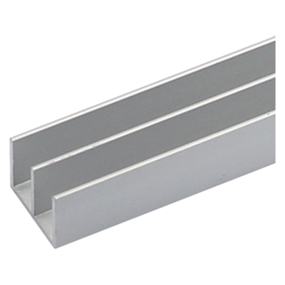 DOPPEL-U-PROFIL FÜR HEIMWERKER, 16 x 12 x 1 mm – 2 m, silber