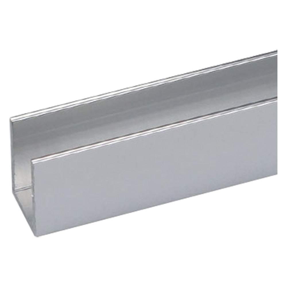PROFILÉ EN U POUR BRICOLAGE 10 x 15 x 1 mm - 2 m argent brillant