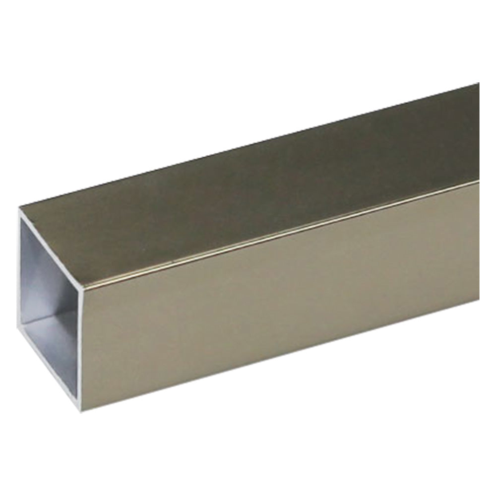 PROFILÉ CARRÉ BRICOLAGE mm 15 x 15 x 1 - mt 1 couleur argent