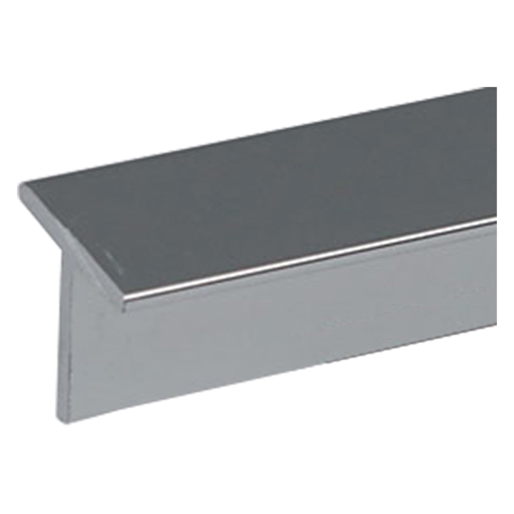 Heimwerkerprofil T-Form 15 x 15 x 1,5 mm 2 m glänzend silber