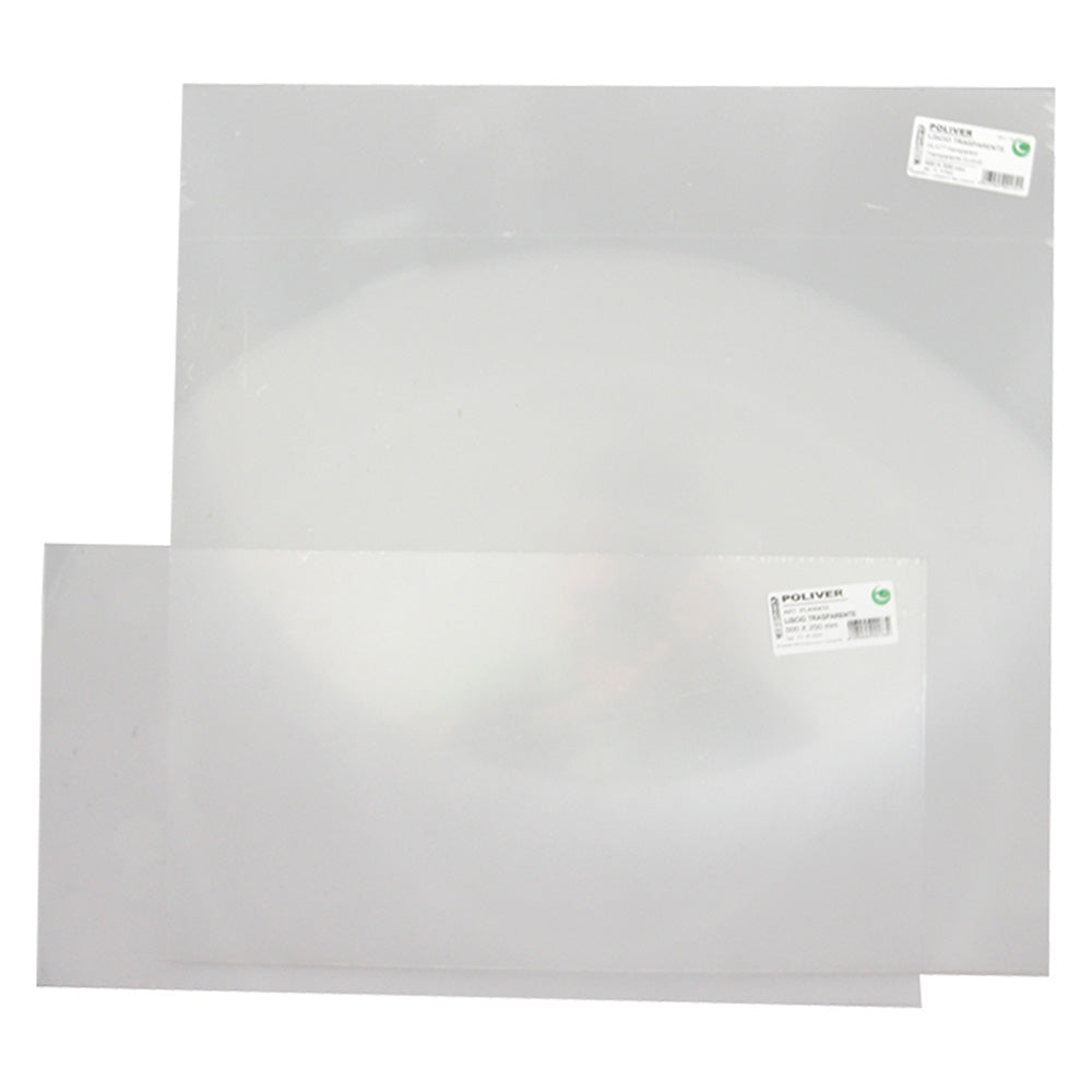 VETRO SINTETICO PRETAGLIATO cm 100x100 - spessore mm. 2,5