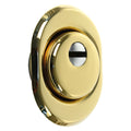 DÉFENSEUR ANTI-PERÇAGE RÉGLABLE POUR SERRURES H. 14/25 mm - Ø 50 mm laiton
