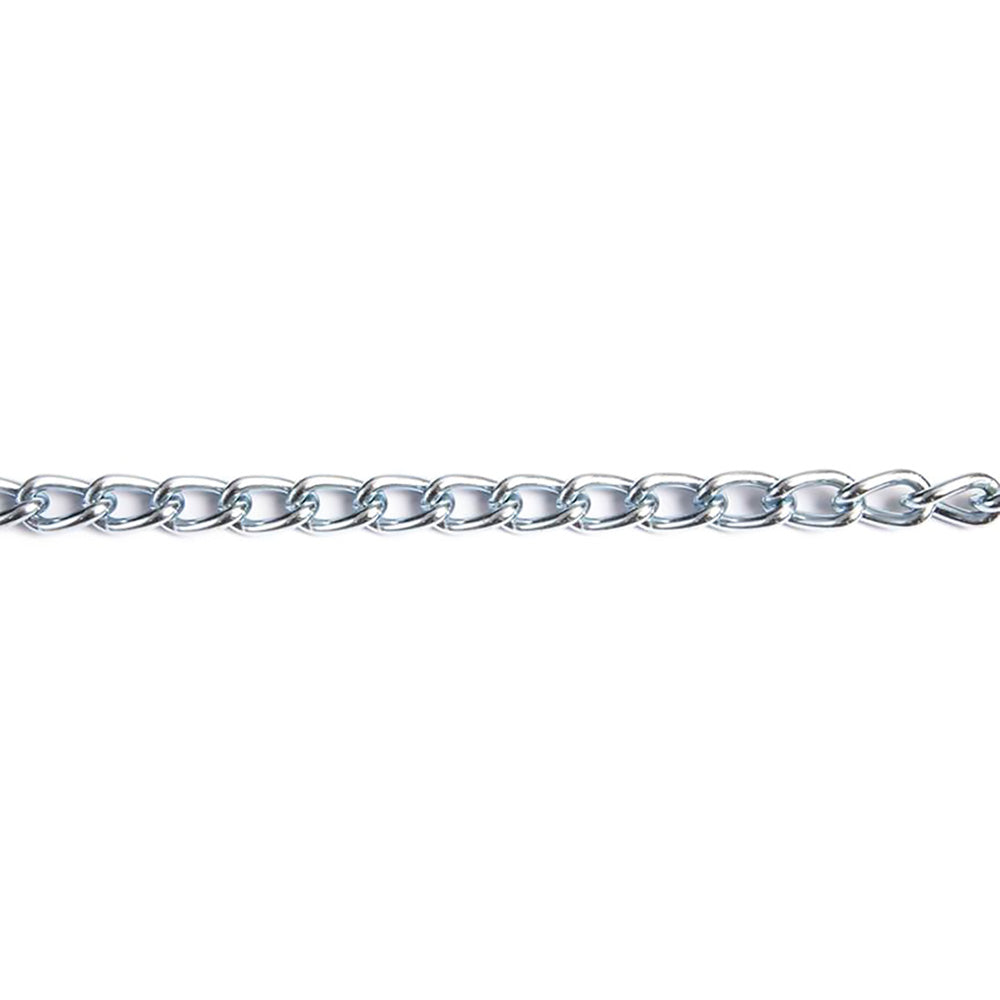 CATENA ORNAMENTALE PRETAGLIATA RITORTA MAGLIA CORT 2,5 mt Ø 1,2 mm - nichelata