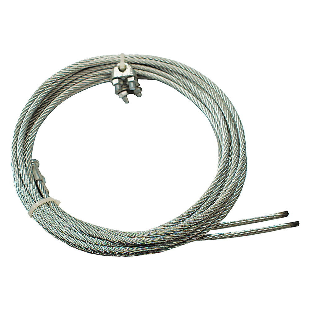FUNE ACCIAIO ZINCATO PRETAGLIATA GANCIO A 'T' mm 4 x 2,5 mt