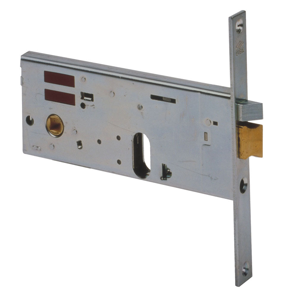 SERRURE ÉLECTRIQUE À ENCASTRER POUR ALUMINIUM ART. 14510 E80 façade mm 16 / entraxe mm 67