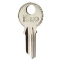CLÉ LAITON NICKELÉ '020069' longueur 21,3 mm - 3 goupilles
