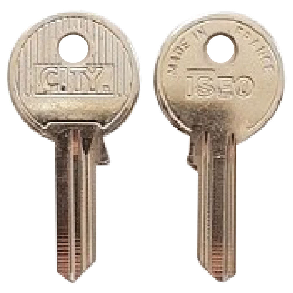 CLÉ EN LAITON NICKELÉ '020079' longueur 24,3 mm - 4 goupilles