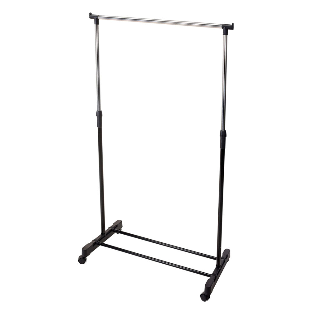 KLEIDERSTÄNDER EINFACH 'STORAGE' 80 x 43 x h 90>165 cm – schwarz