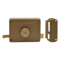 SERRURE PORTILLON À APPLIQUER '330/B' E50 D - boîte mm 100x85