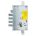 SERRURE À APPLIQUER TRIPLE POUR PORTES BLINDÉES '165' entraxe pistons 28 mm - E64 GAUCHE
