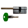 PROFILZYLINDER FÜR KNOPF SERIE 'EVO K22' mm 26+10+26 = 62 (31+31) matt verchromt