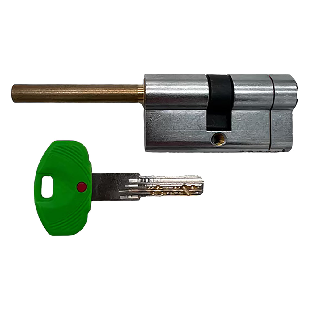 Profilzylinder für Knauf-Serie 'EVO K22' 26+10+46 = 82 mm (31+51) satinchrom