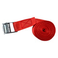 NASTRO DI FISSAGGIO CON FIBBIA mt.4,5 x mm 25 - giallo - cf 2 pz