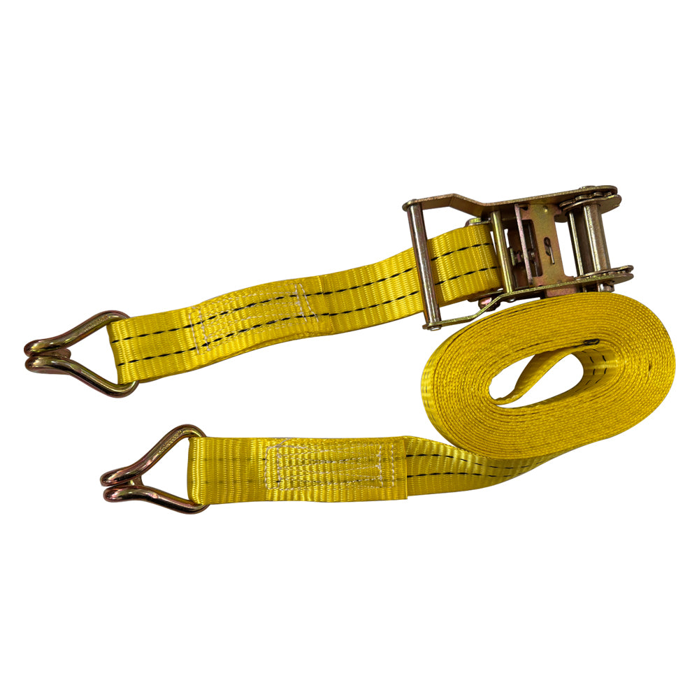 SPANNGURT MIT HAKEN 6 m x 38 mm – gelb