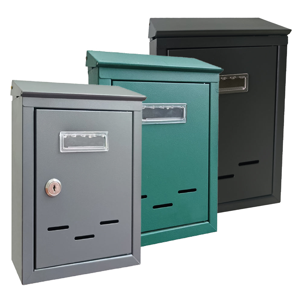 CASSETTA POSTALE 'MAGNOLIA SMALL' cm 18x 6x H.26 - grigio argento