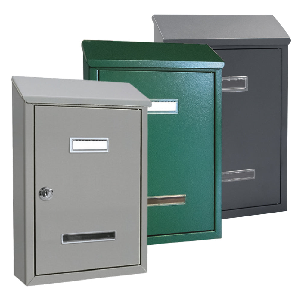CASSETTA POSTALE 'PEONIA' cm 24,5x7,5x H.36 - grigio antracite