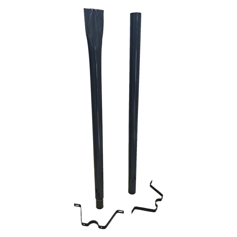 PALO SOSTEGNO PER CASSETTA POSTALE PORTALETTERE 'DAISY' h. cm 150 - colore nero
