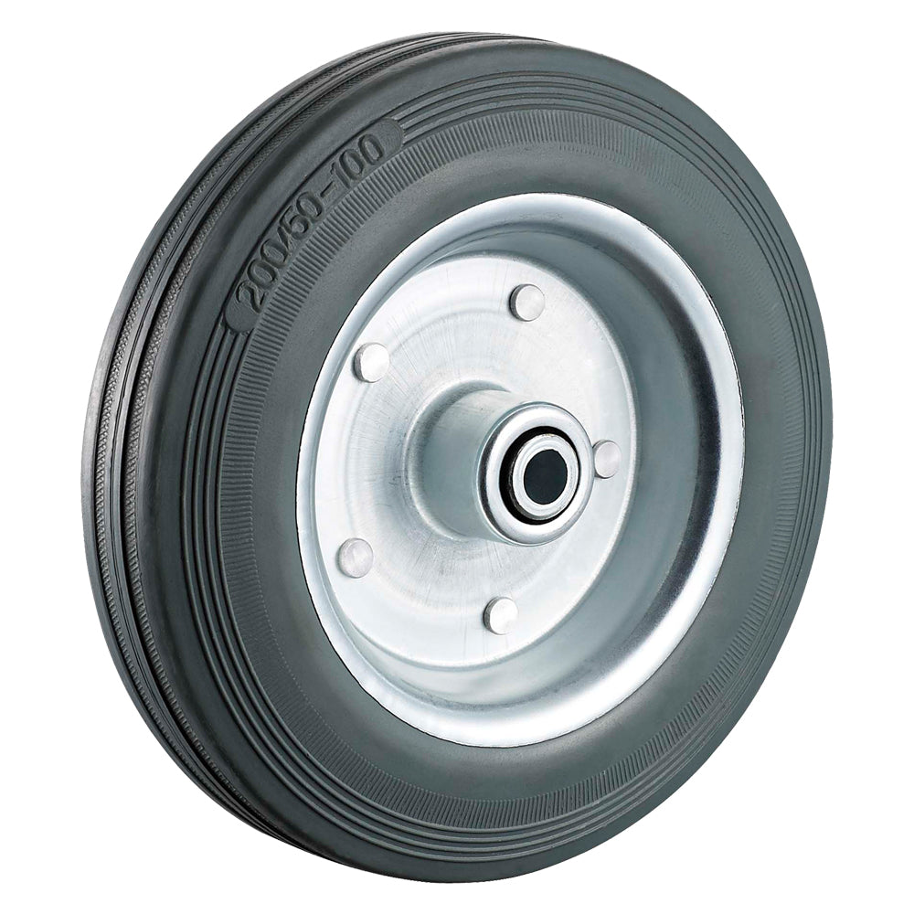 ROUE POUR CHARIOTS ø mm 200 - alésage ø mm 14 - capacité kg 120