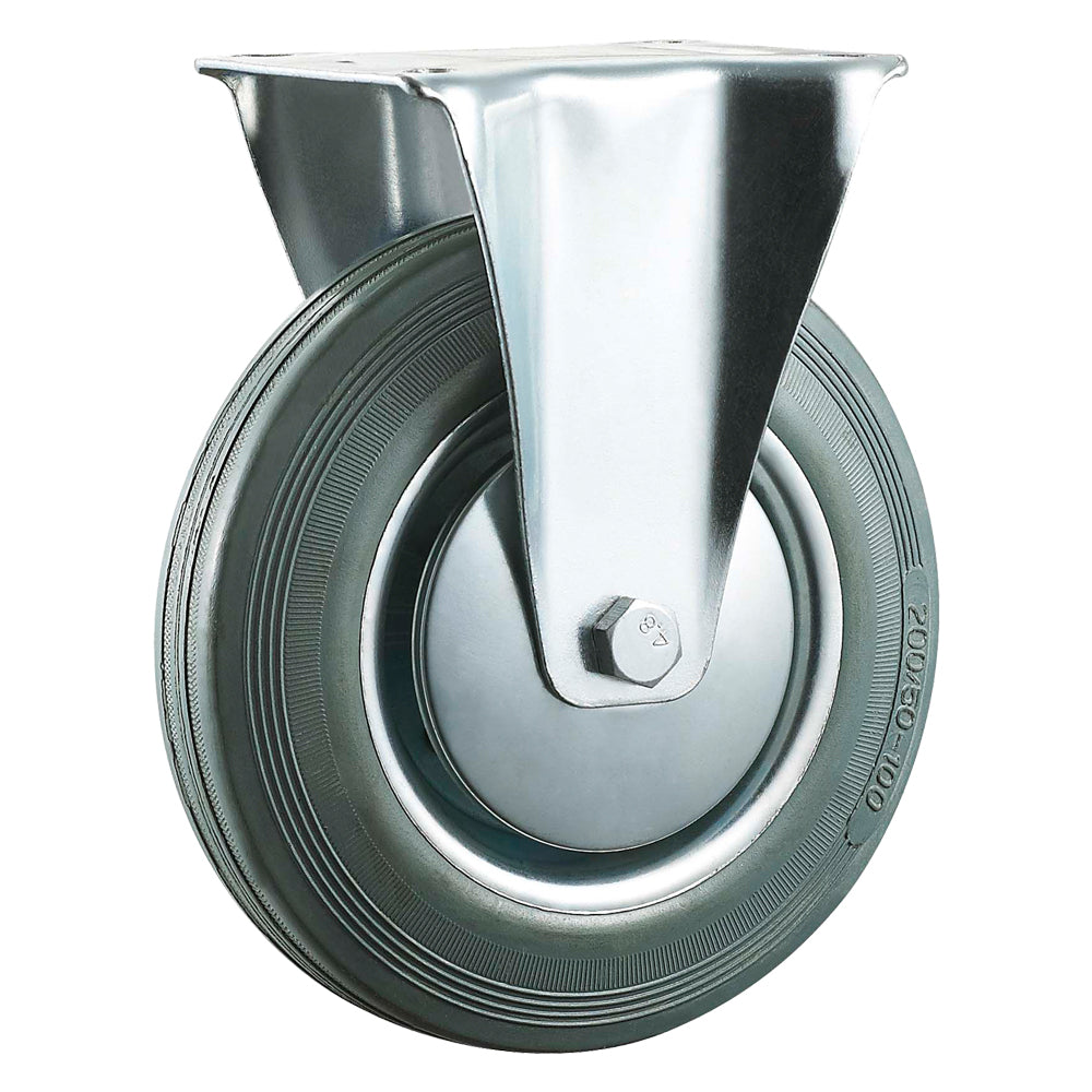 ROUE POUR CHARIOTS ø mm 200 - platine mm 135 x 110 - capacité kg 120
