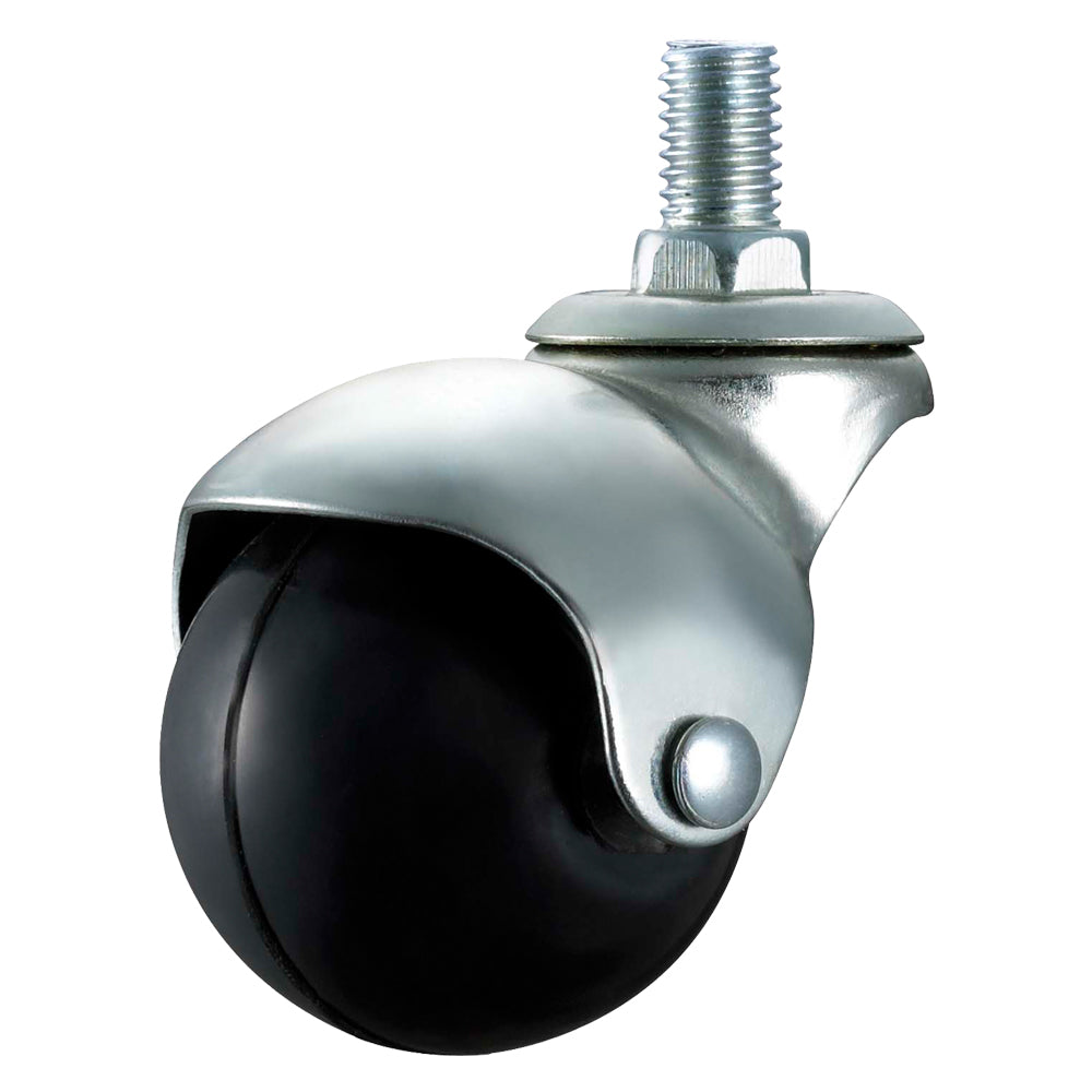 ROULETTE POUR MEUBLE ø 50 - axe mm 8 x 10 - capacité kg 30 - 2 pces.