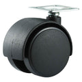 RUOTA PER MOBILI DOPPIA ø 50 - piastra mm 38 x 38 - capacità kg 30 - pz 2 BL