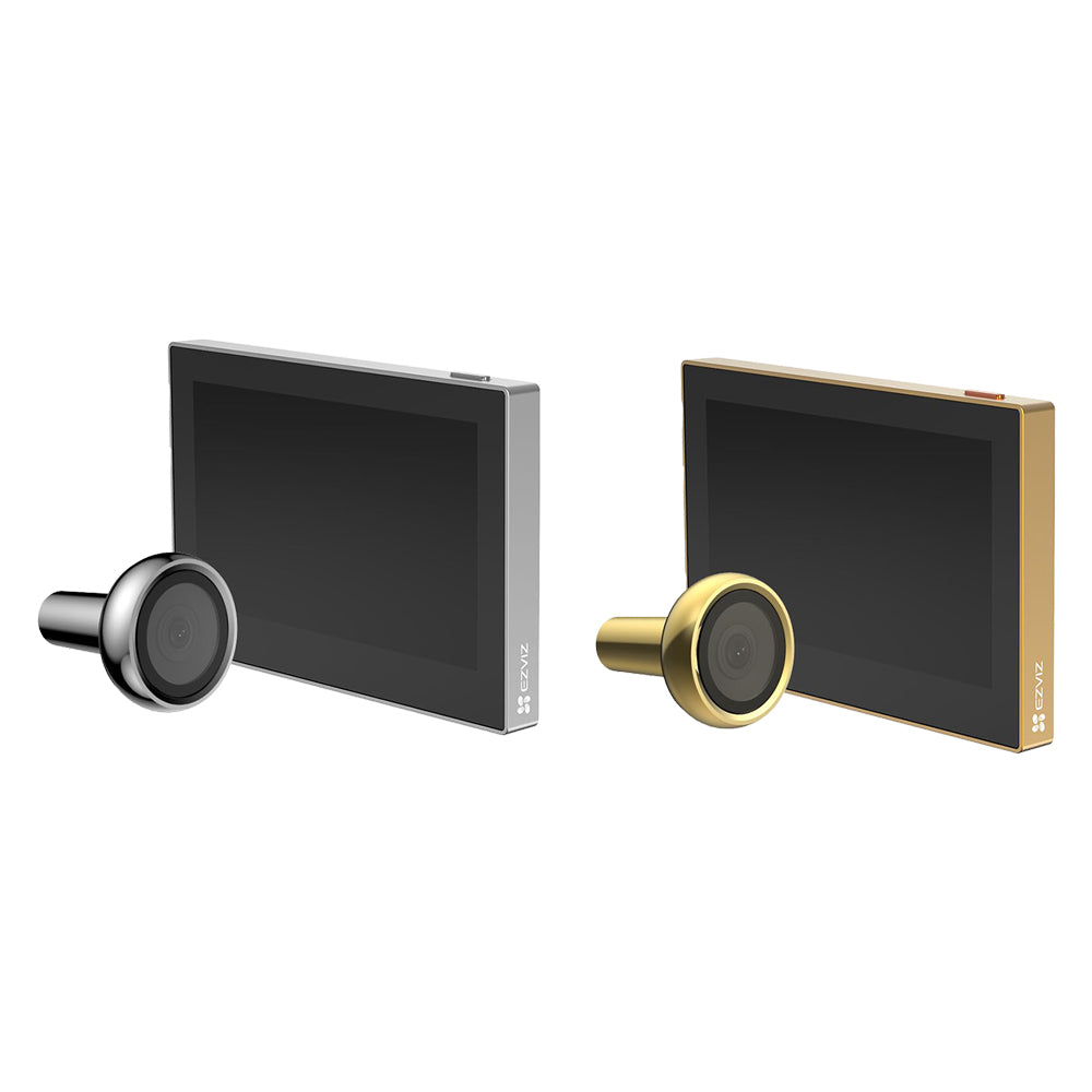 DIGITALER TÜRSPION MIT WLAN 'HP2 2K' EZVIZ 2K 1080P Auflösung - / Farbe Gold