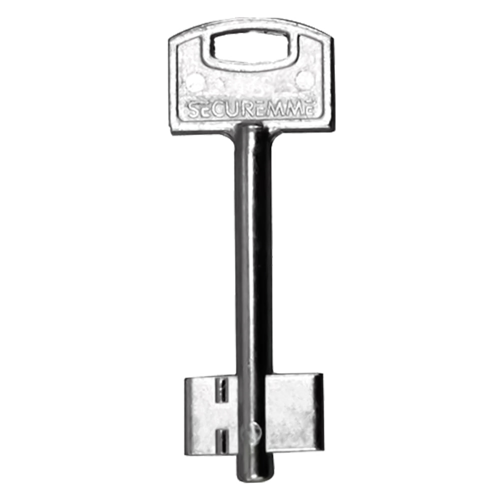 DOPPELBART-SCHLÜSSEL VERNICKELT Bart mm 11,4 x 20,5