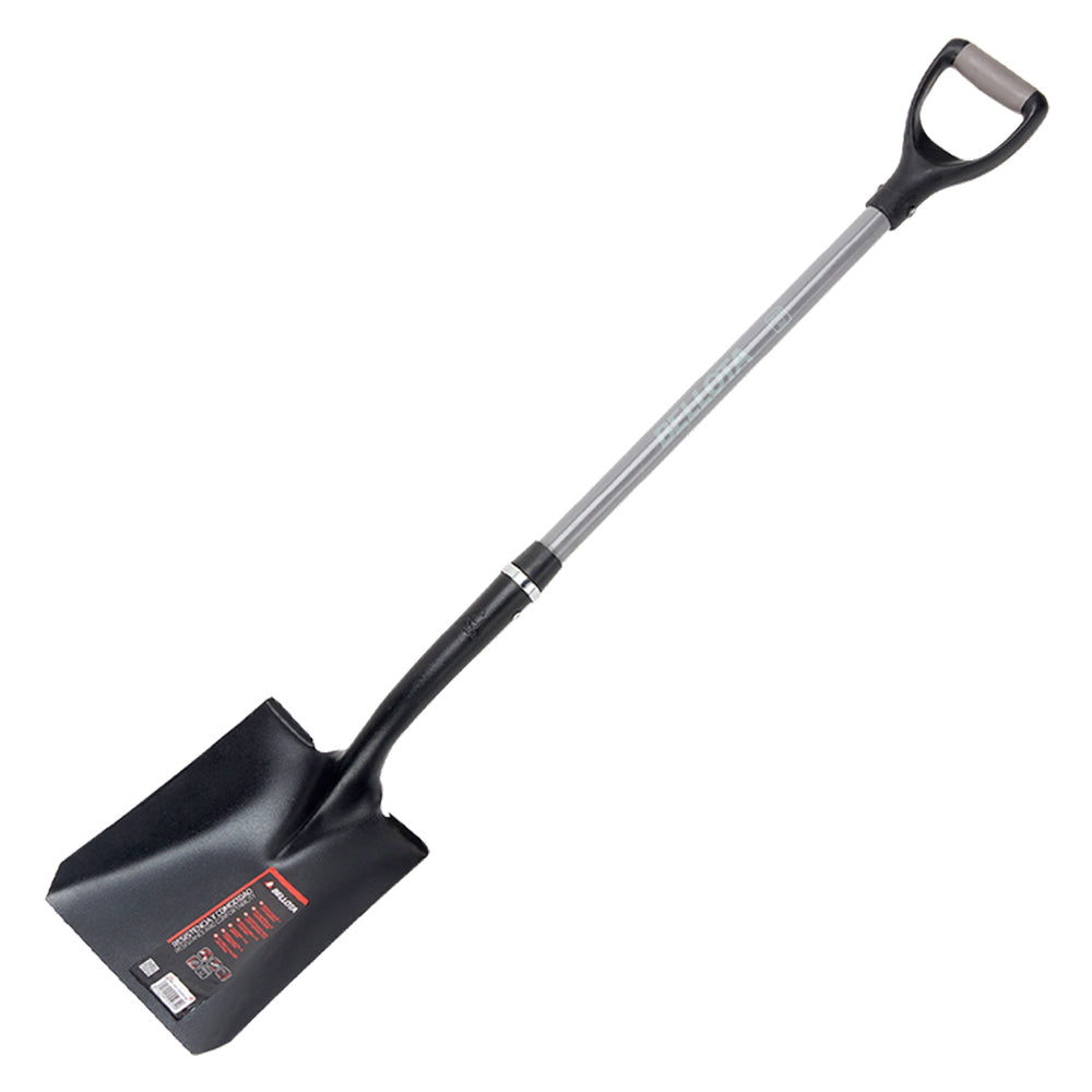 BÊCHE CARRÉE DE JARDIN avec manche - 134 cm