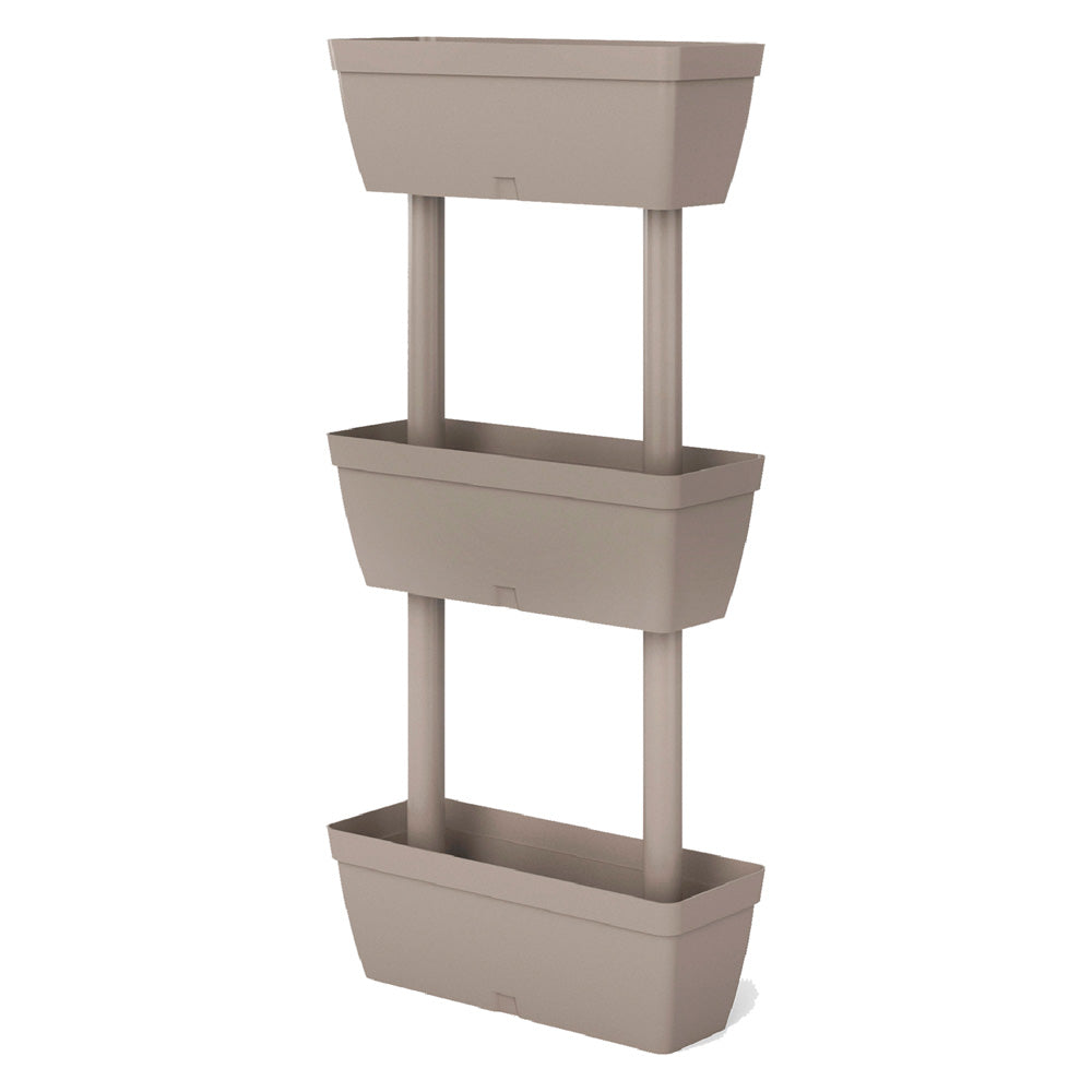 KIT JARDINIÈRES VERTICALES kit 3 pièces - couleur gris