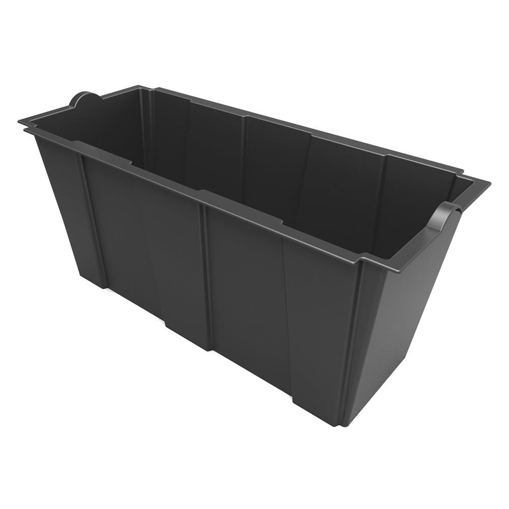 RECHTECKIGER EINSATZ FÜR PFLANZKÜBEL 'SEPARE'/ARREDO' 79 x 35 x h 37 cm 63 Liter - Anthrazit