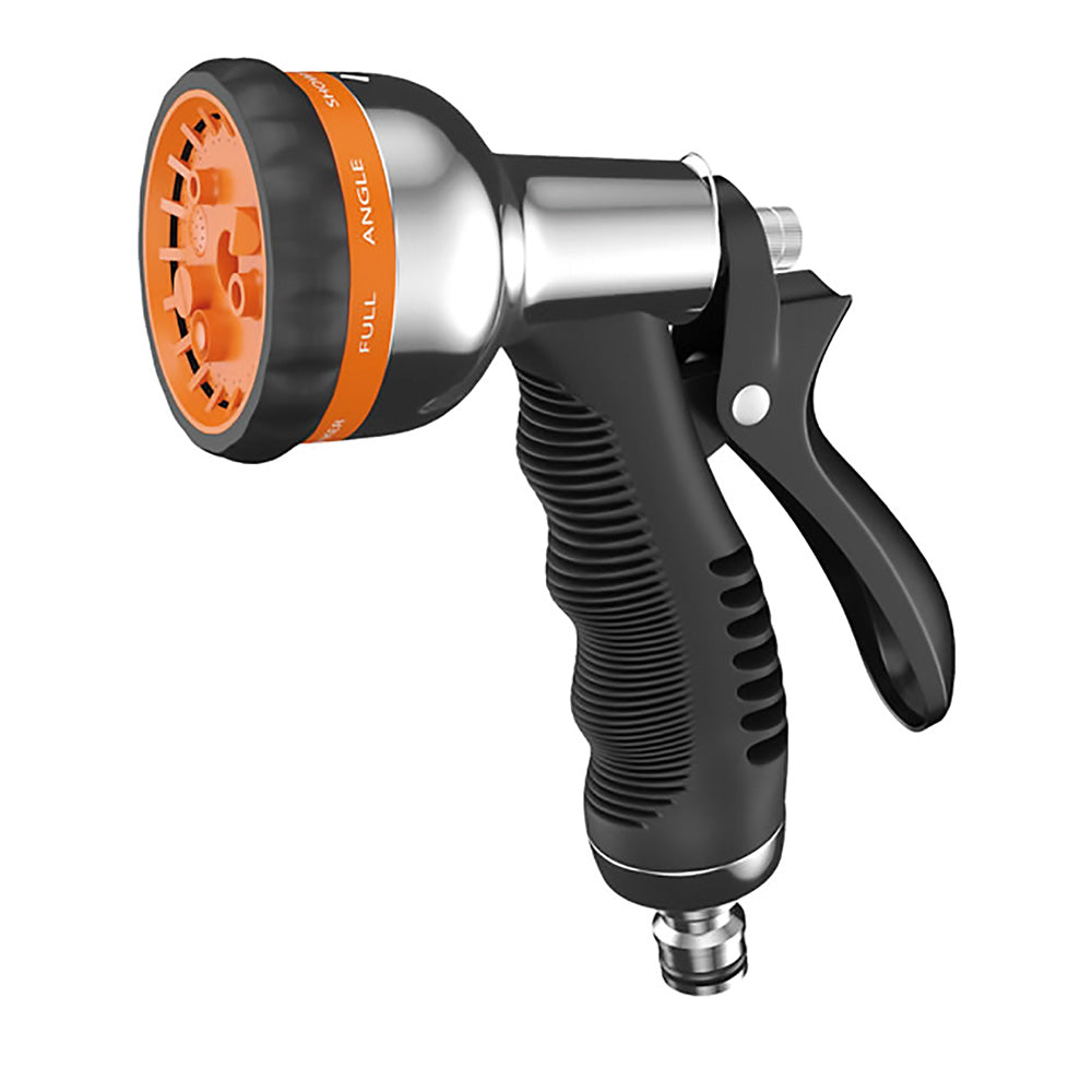 Pistolet d'arrosage multifonction 8 jets METAL Art. 9622 sous blister