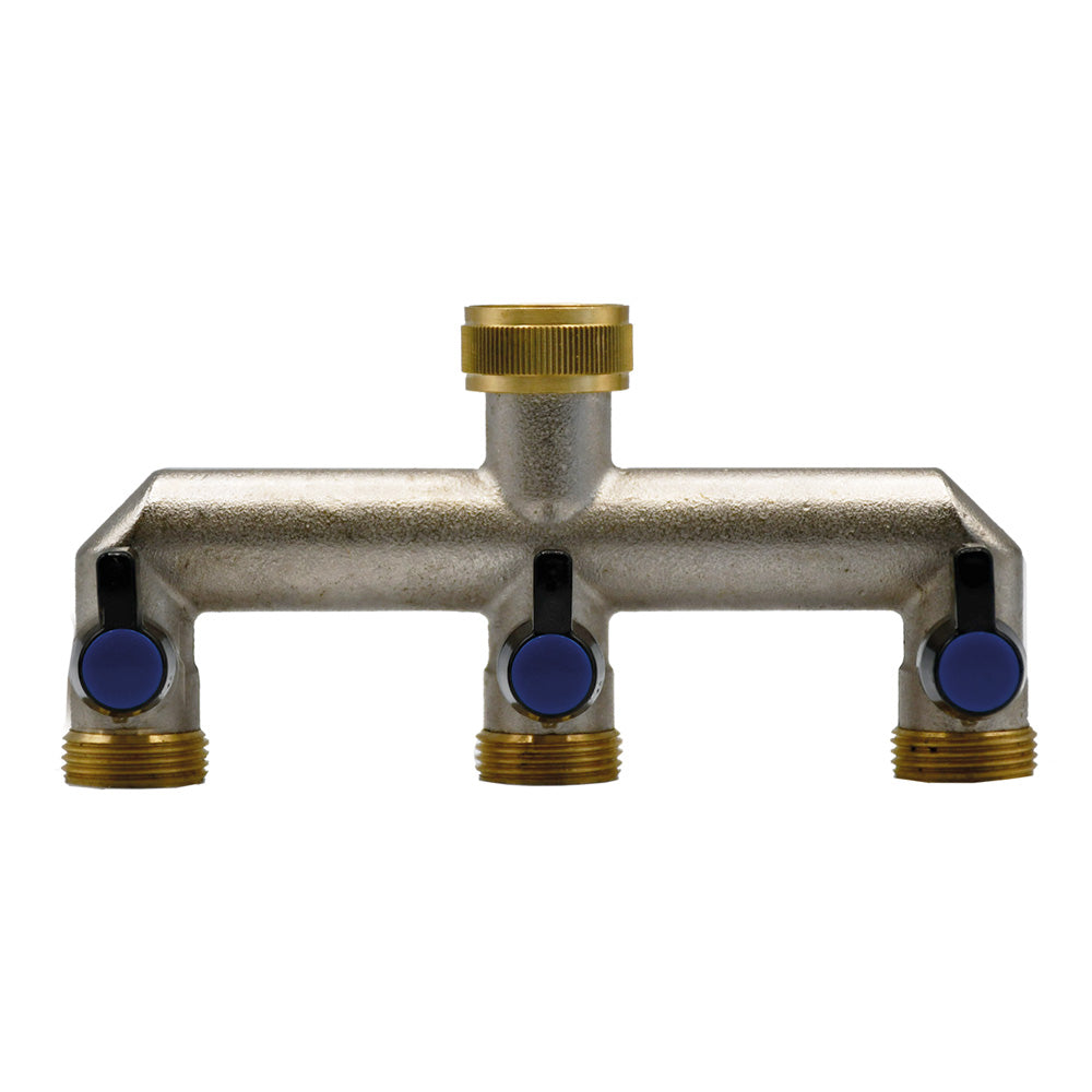 DÉRIVATION MÉTALLIQUE À TROIS VOIES 3/4-3/4x3/4x3/4