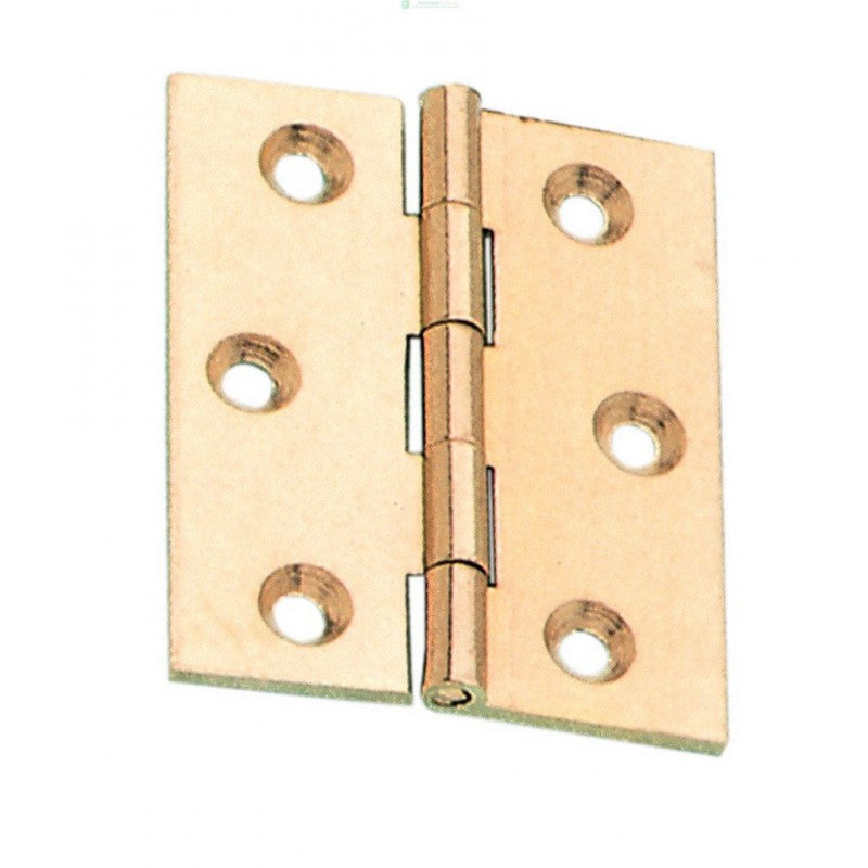 GEFRÄSTE SCHARNIERE FLACH 50x40 mm - Bronze