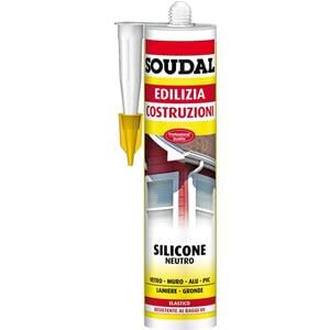 SILICONE NEUTRO SOUDAL 300 ml - Rame